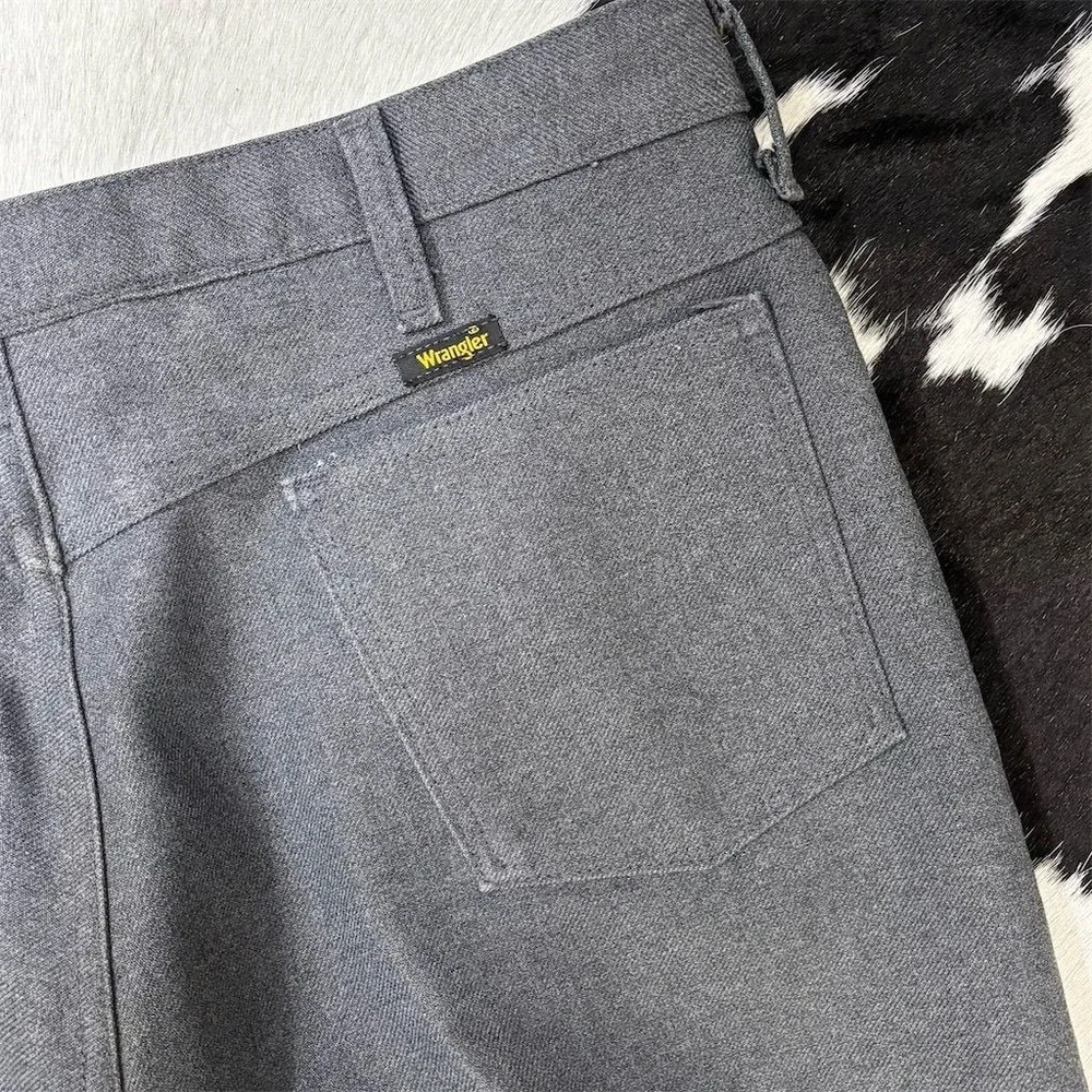 Vintage Wrangler Men's Western‎ Bootcut Dress Pants Gray Size 38x30